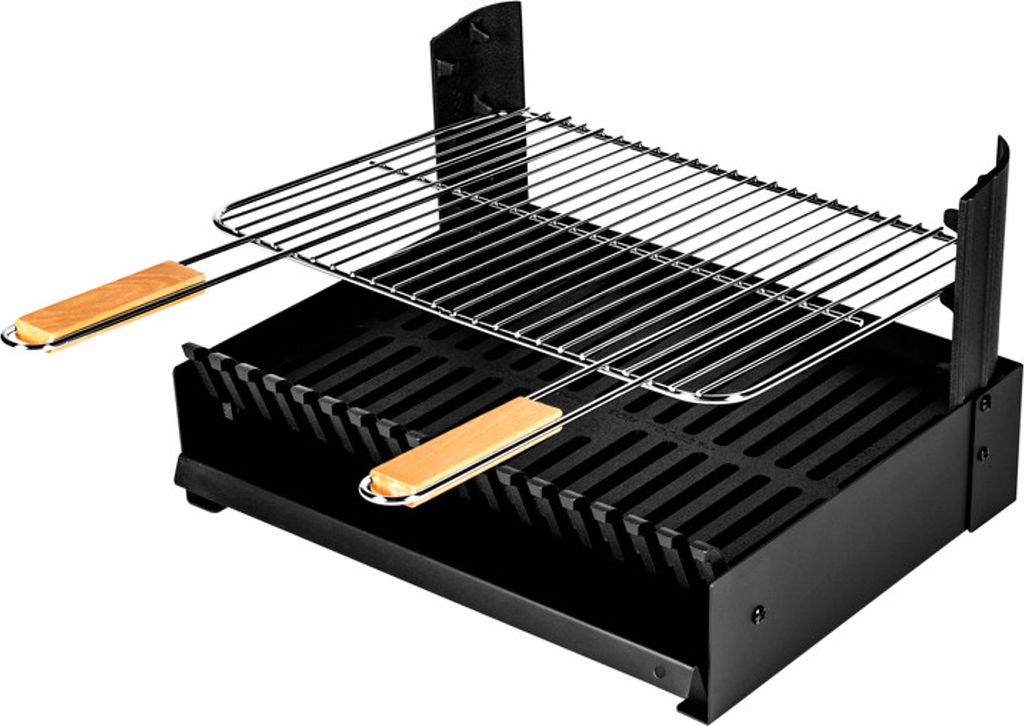 Barbecue au charbon de bois réglable en 3 hauteurs GRILLOIR Image du produit 