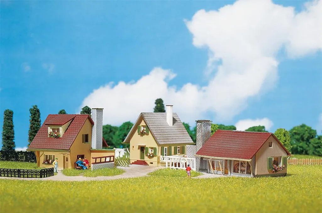 Maquette de Maisons Faller 232221 pour Aménagement Décor HO