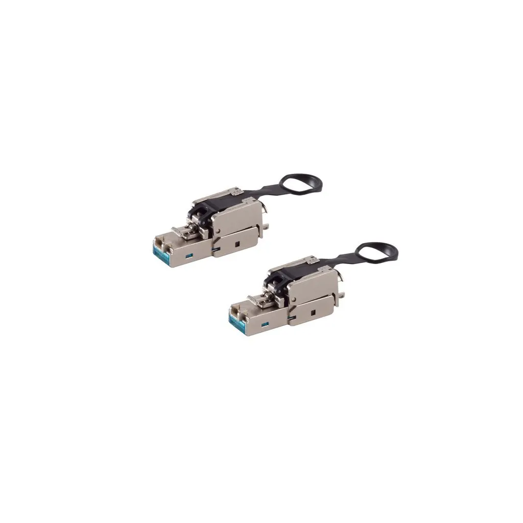 Connecteur RJ45 Cat 6A STP EasyPull sans outil VE2 pour réseau rapide