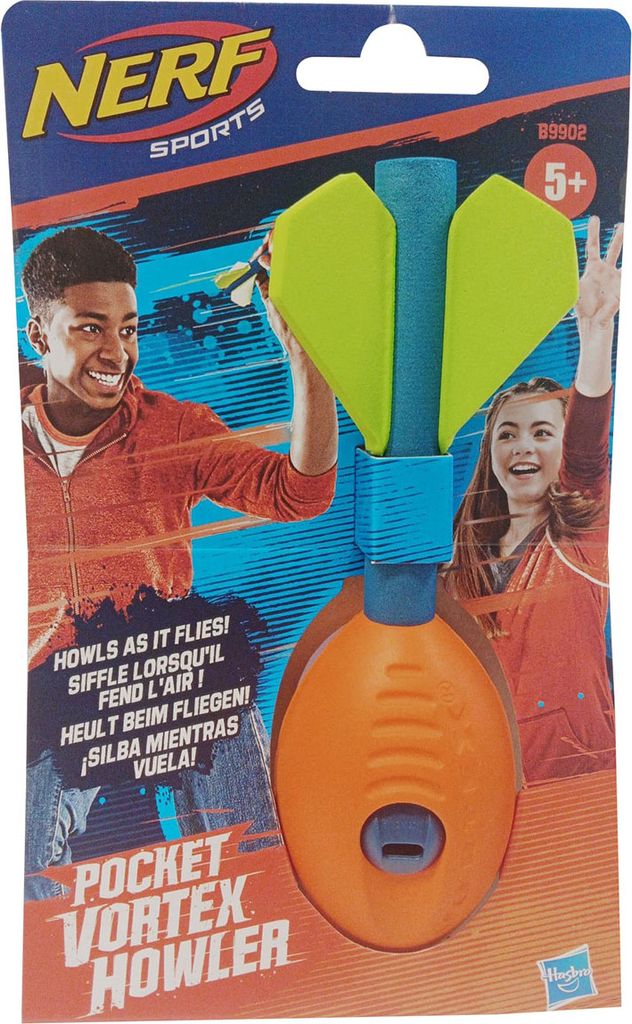 Hasbro B9902 Nerf Sports Pocket Vortex Howler Verde Immagine del prodotto 