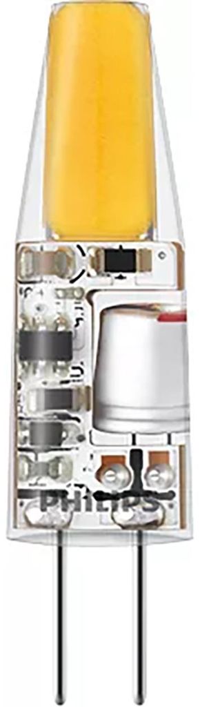 Philips LED Stiftsockellampe 1,7W = 20W G4 klar 12V 200lm Produktbild 