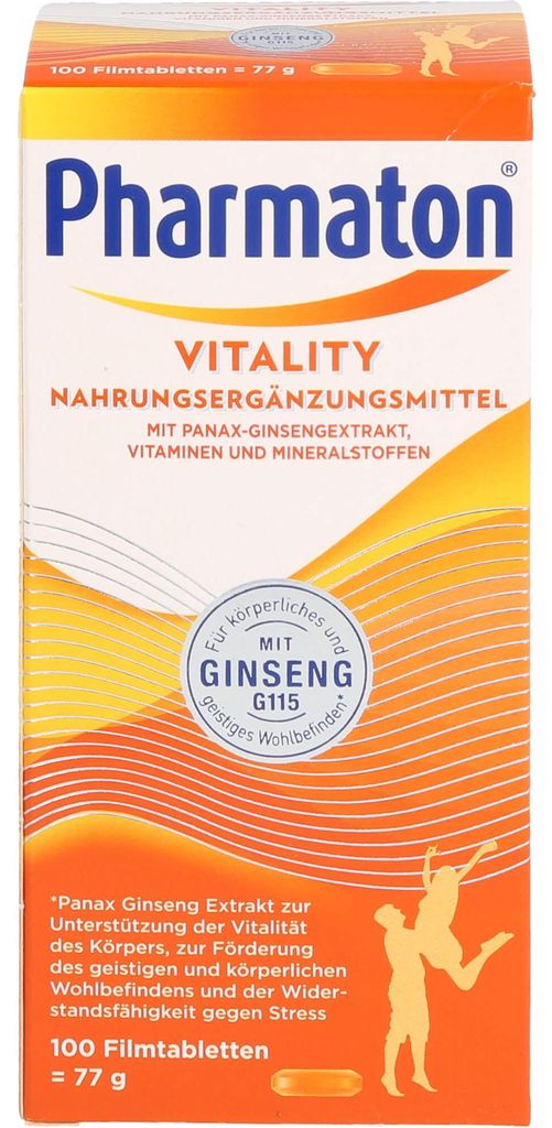 Pharmaton Vitality compresse con estratto di ginseng, Immagine del prodotto 
