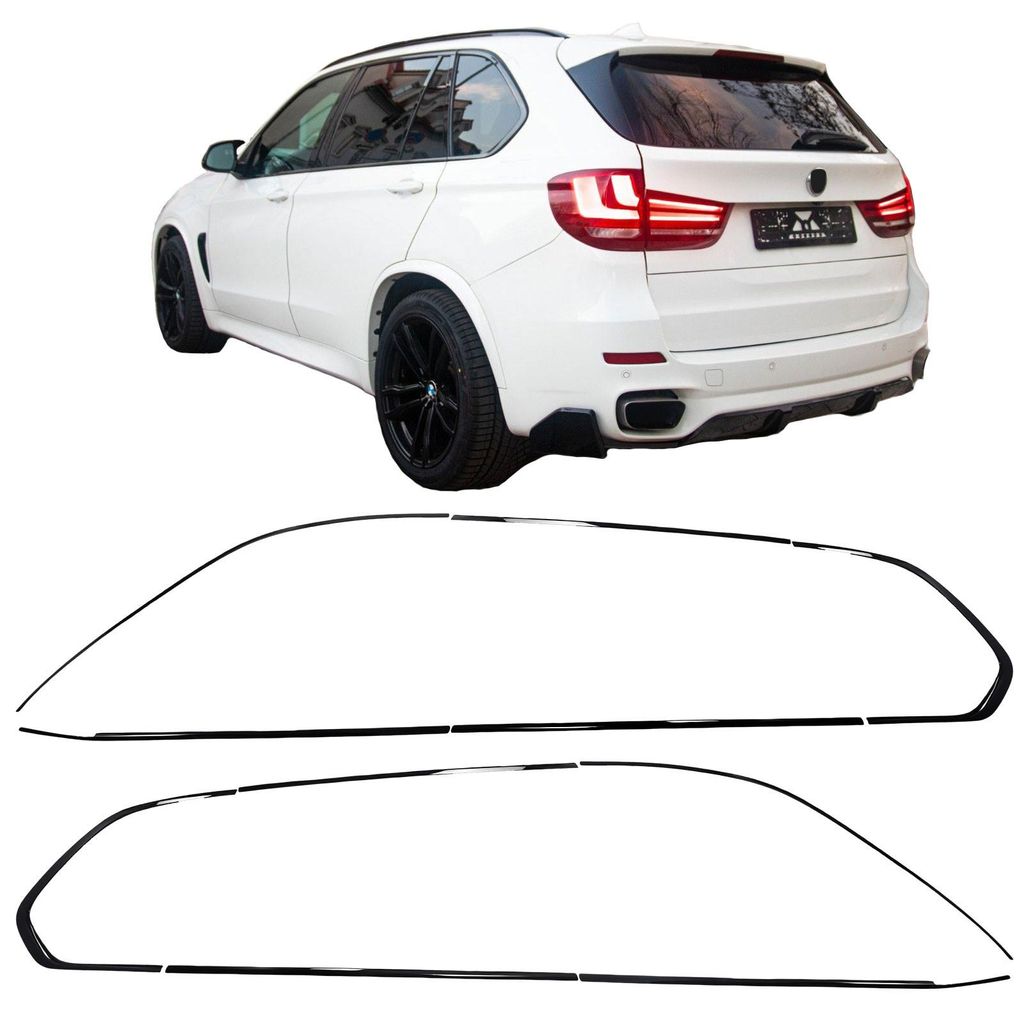 Für BMW X5 F15 2013-2018 Shadow Line Zierleisten Fensterleisten Schwarz Glanz in der Farbe Schwarz von Carparts-Online GmbH