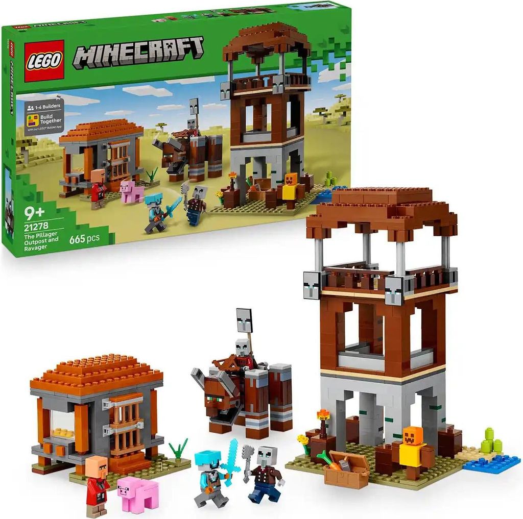 LEGO Minecraft 21278 Geschlossene und Nikolaus