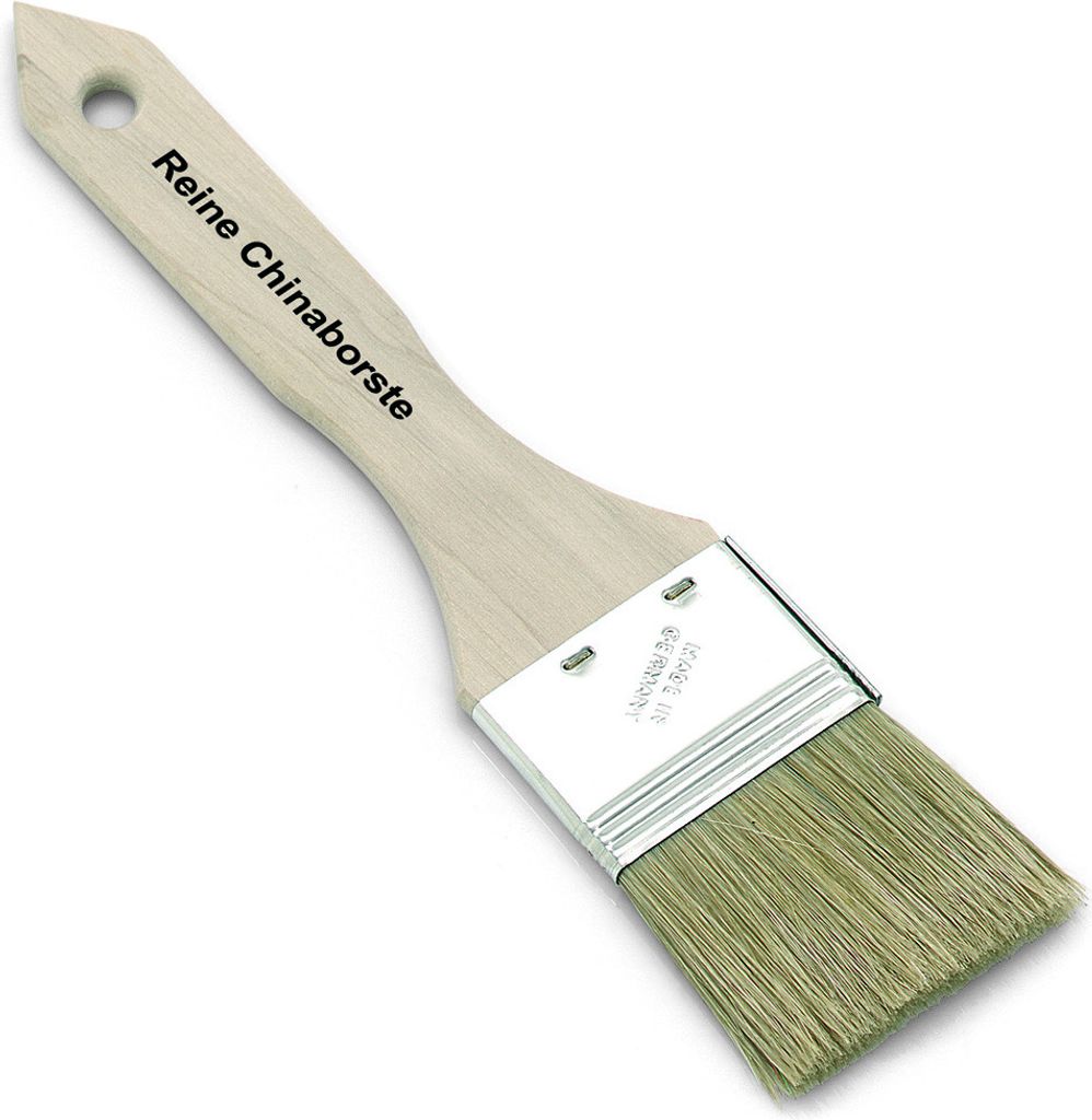 Nölle Profi Brush Flachpinsel 2,5" (60 mm) mit heller Borste | 1 Stück