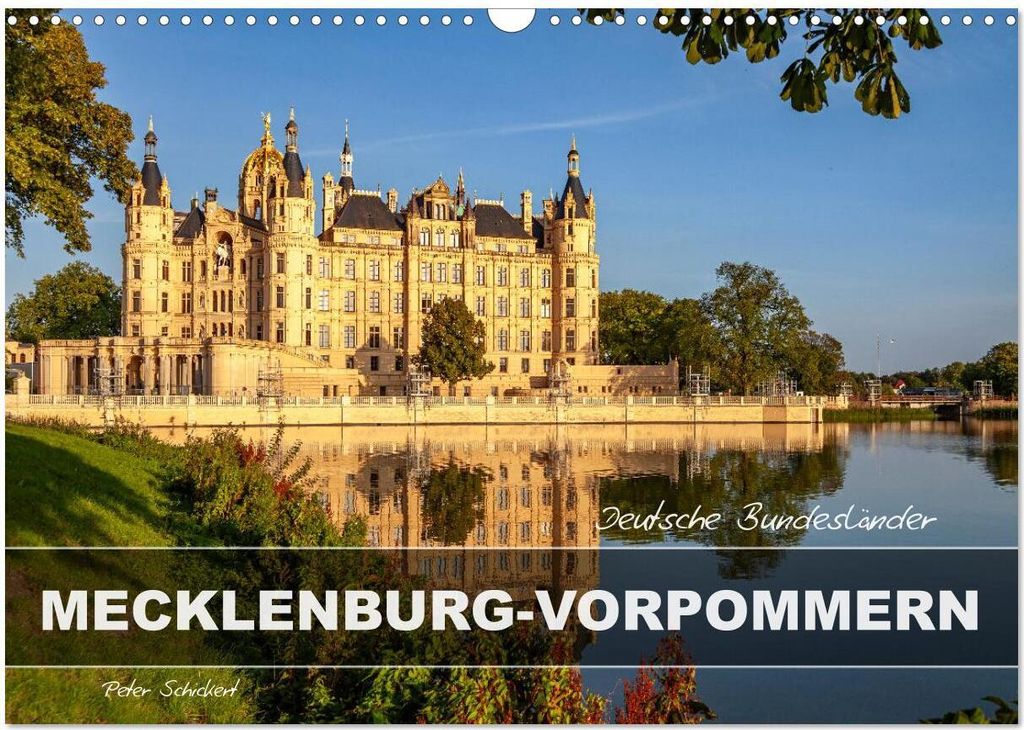Deutsche Bundesländer - Mecklenburg-Vorpommern (Wandkalender 2026 DIN A3 quer), CALVENDO Monatskalender