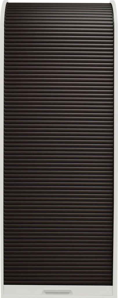Jalousieschrank Eadith 69 x 44 x 192 Rollladenschrank Weiß Matt Lack/Graphit 15130