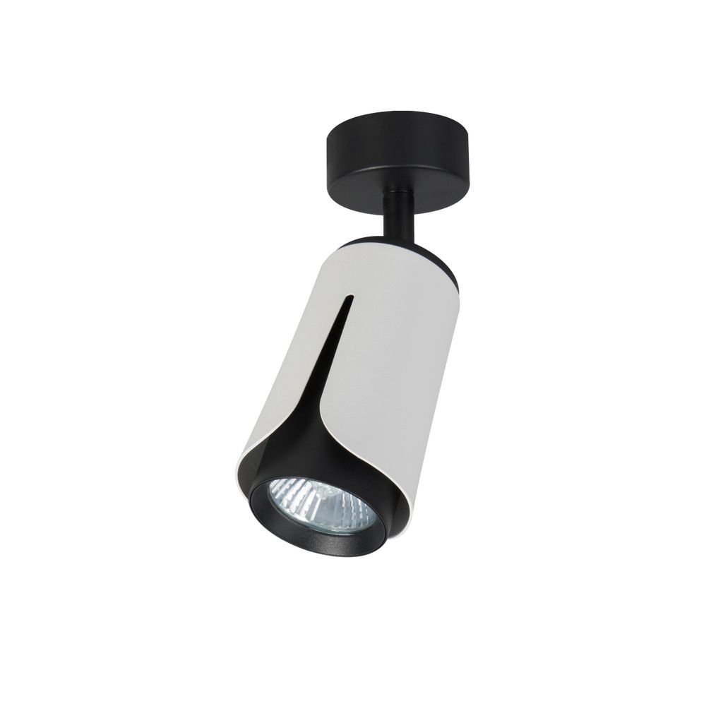 XUDO Deckenstrahler GU10, Schwarz & Gold, Aluminium-Stahl, schwenkbar, modern – ohne Leuchtmittel