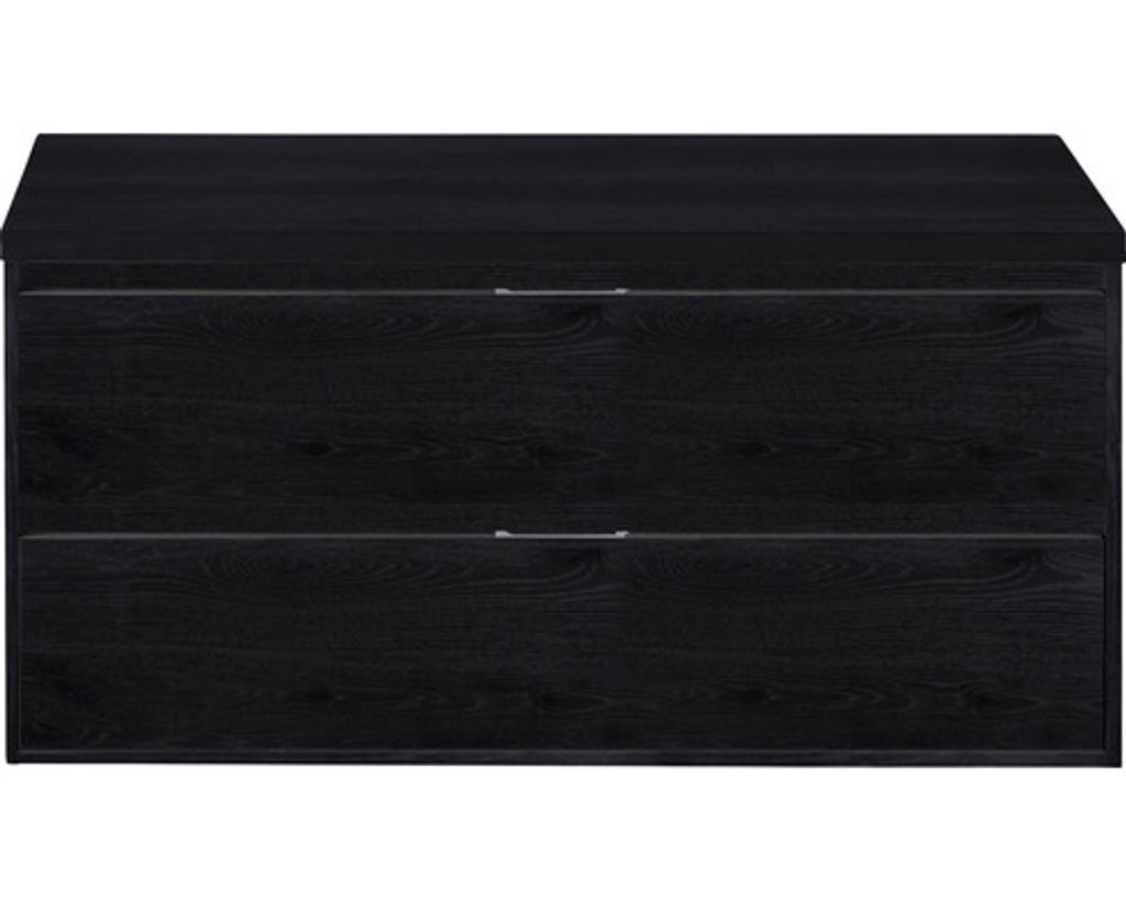 Waschtischunterschrank Sanox Porto Frontfarbe black oak 120 cm mit Waschtischplatte 84722249