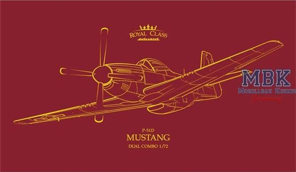 Maquette Avion P-51D Mustang Eduard EDR0021 Double Combo Royal Class