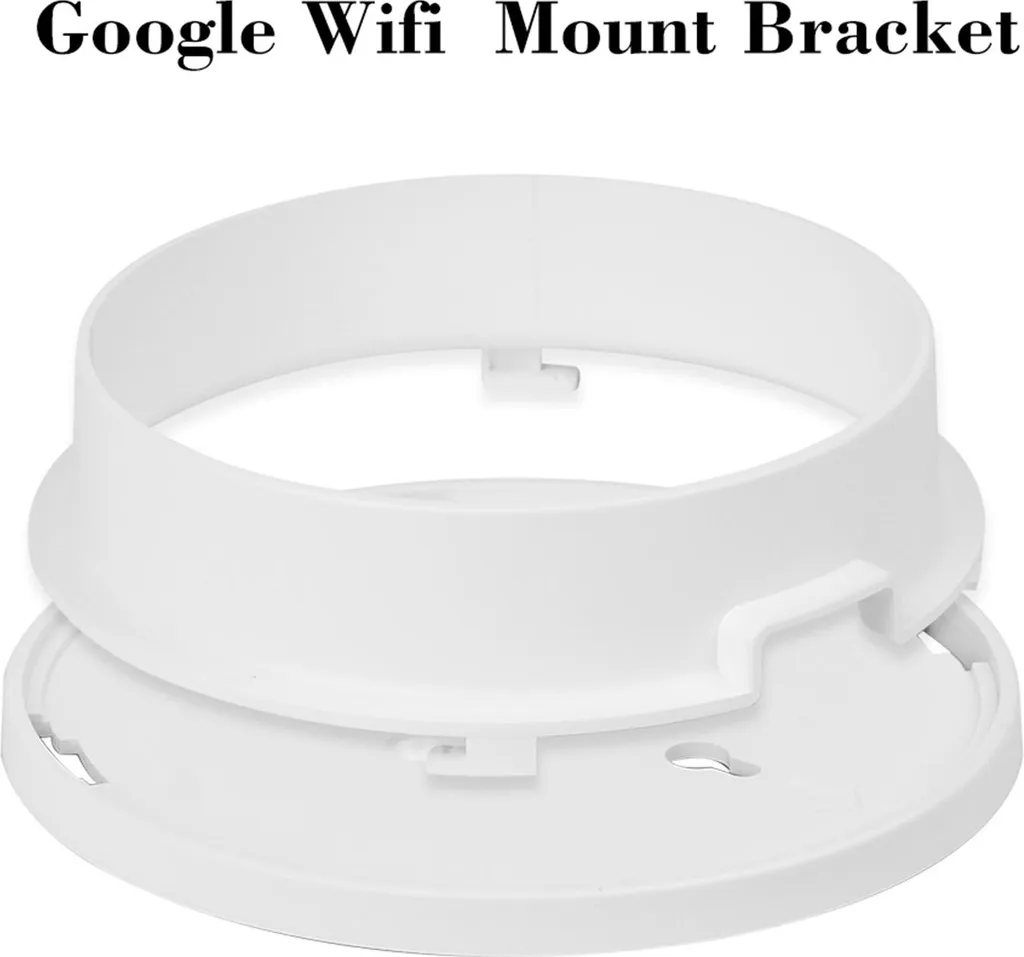 Support WiFi Blanc Multi-Position avec Fixation de Sécurité Robuste