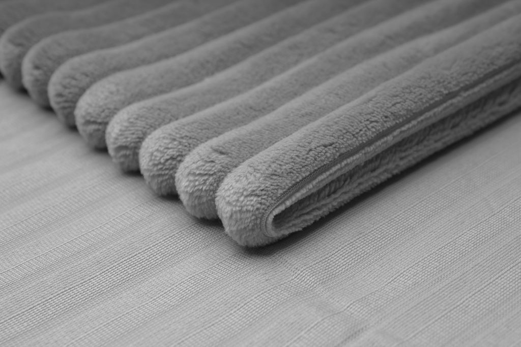 Tissu Peluche Minky Bicolore - Brille Dans Le Noir - 50x160 Cm Rose - 300 G/m²