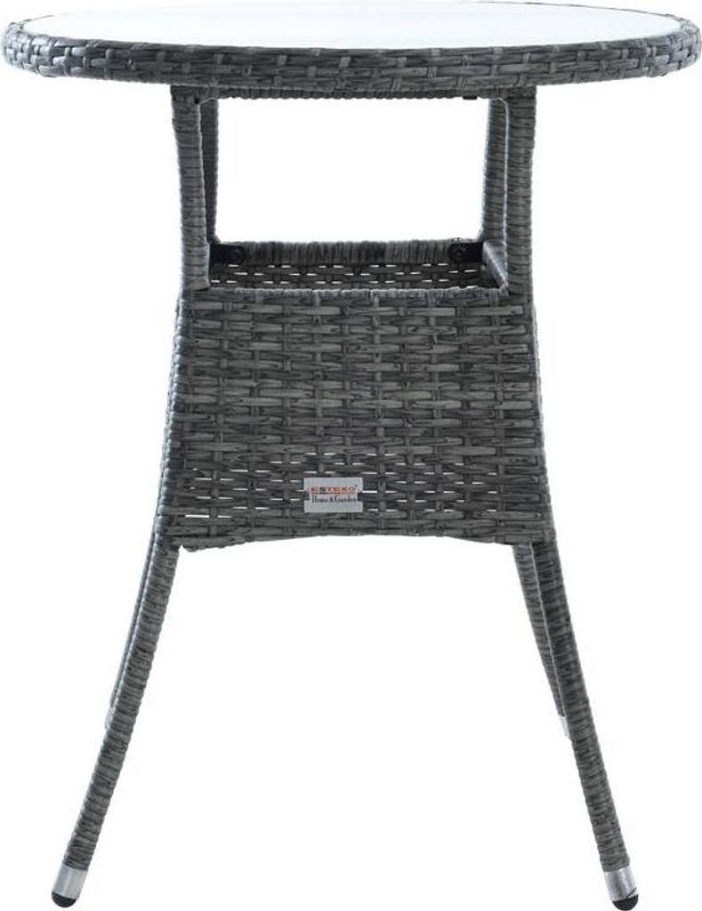Beistelltisch Tisch Polyrattan Gartentisch Rattan Produktbild 2
