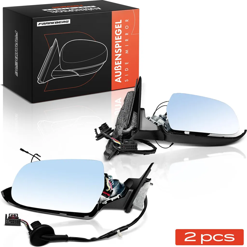 Paire de Rétroviseurs Extérieurs Complets compatibles Audi A3 Sportback 2X