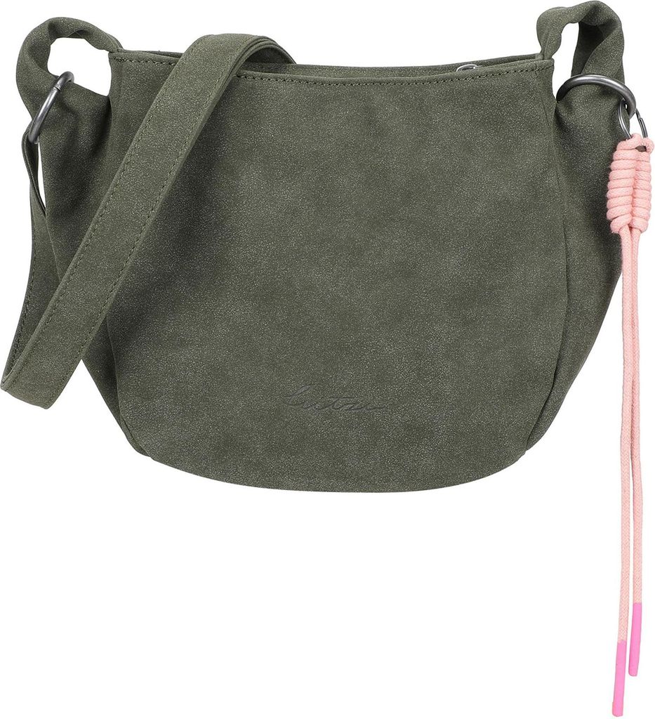 Fritzi aus Preußen Umhängetasche Sue02 Suede Jacky Crossbody Soft Dark Olive olivgrün
