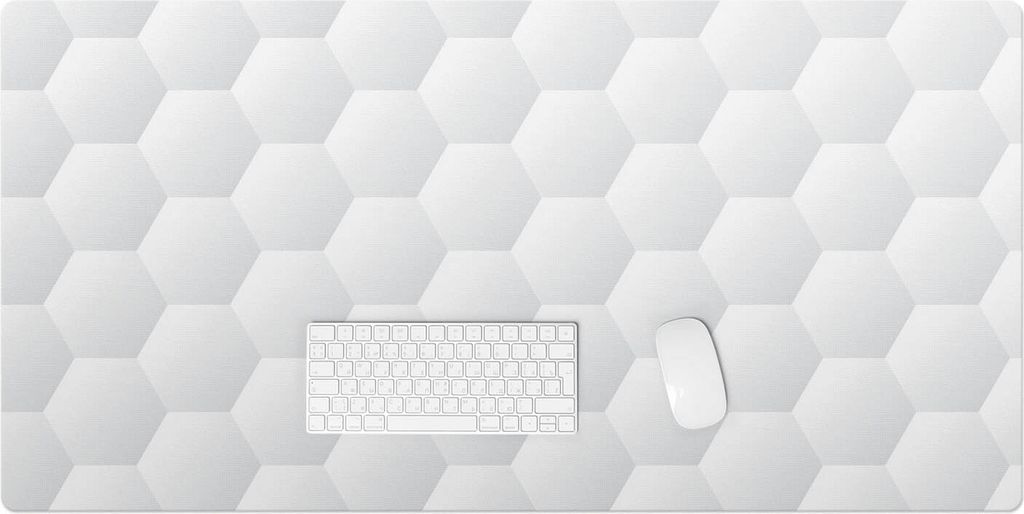 Geometrisches 3D-Muster – Schreibtischunterlage – Rutschfeste Tischunterlage – Schreibtischmatte für Büro & Zuhause – Schreibunterlage ...