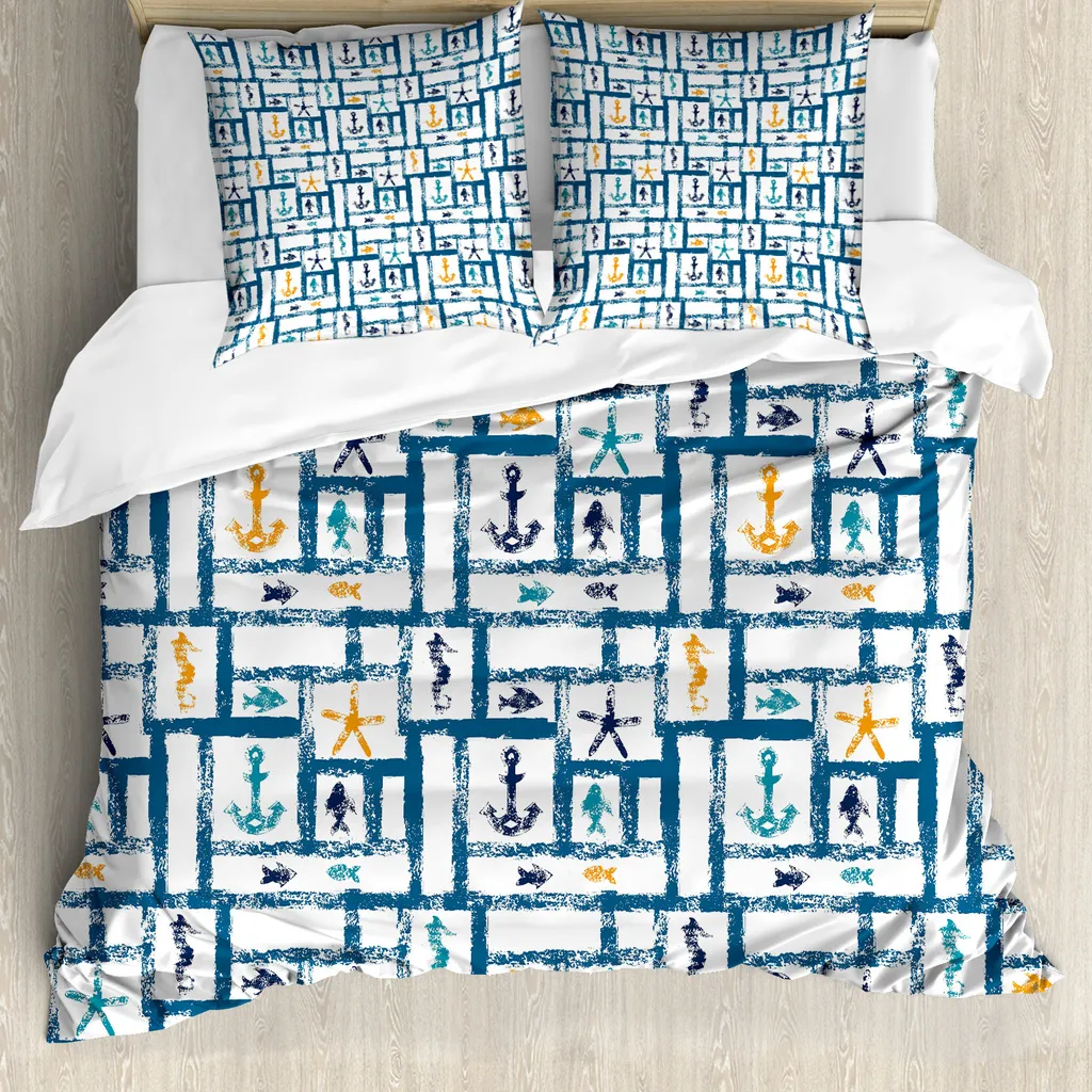 Set Copripiumino ABAKUHAUS Mare - Sogno Nautico Matrimoniale Antiacaro