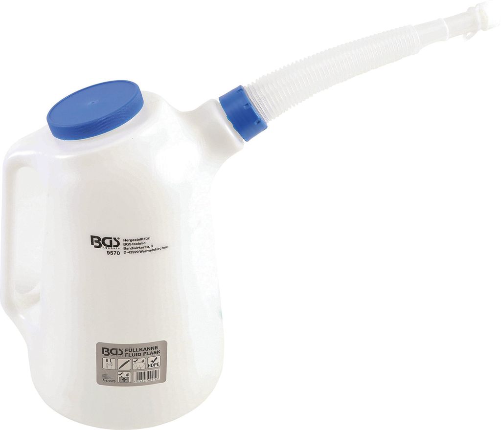 BGS Pot de remplissage avec bec verseur flexible et Image du produit 