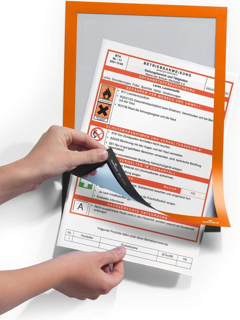 DURABLE Ramka informacyjna DURAFRAME® A4 opakowanie Zdjęcie produktu 