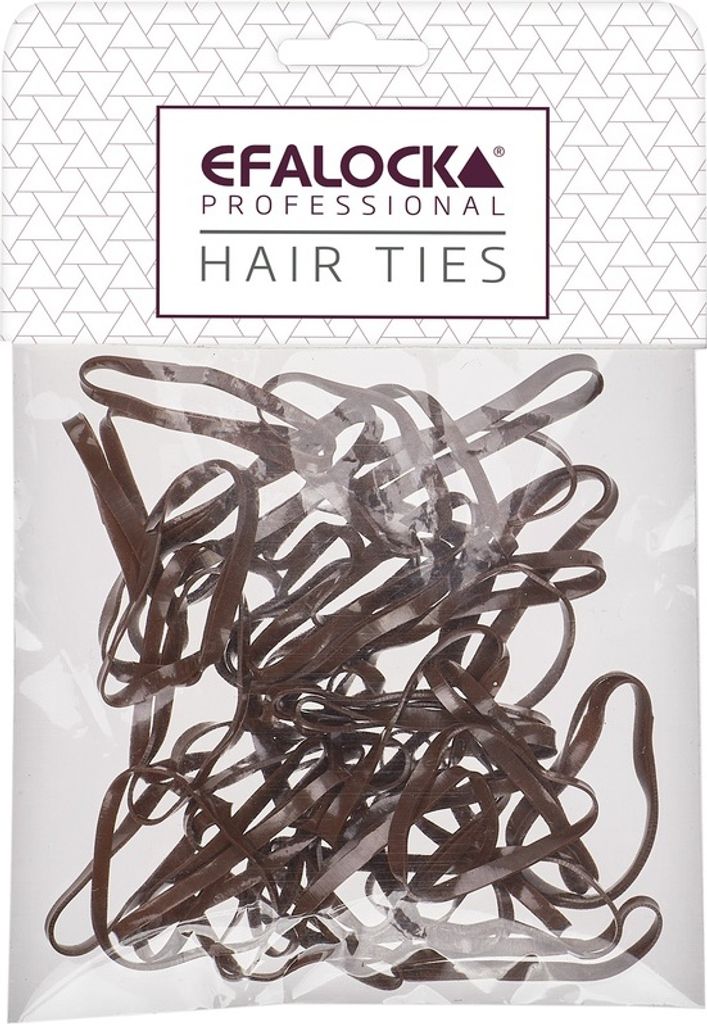 Efalock Rasta-Haargummi dick/groß braun 100 Stück Produktbild 