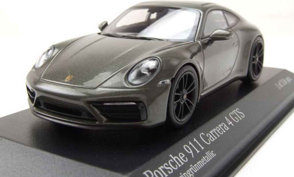 Minichamps 410063001 Porsche 911 992 Carrera 4 GTS 2019 grün metallic 1:43