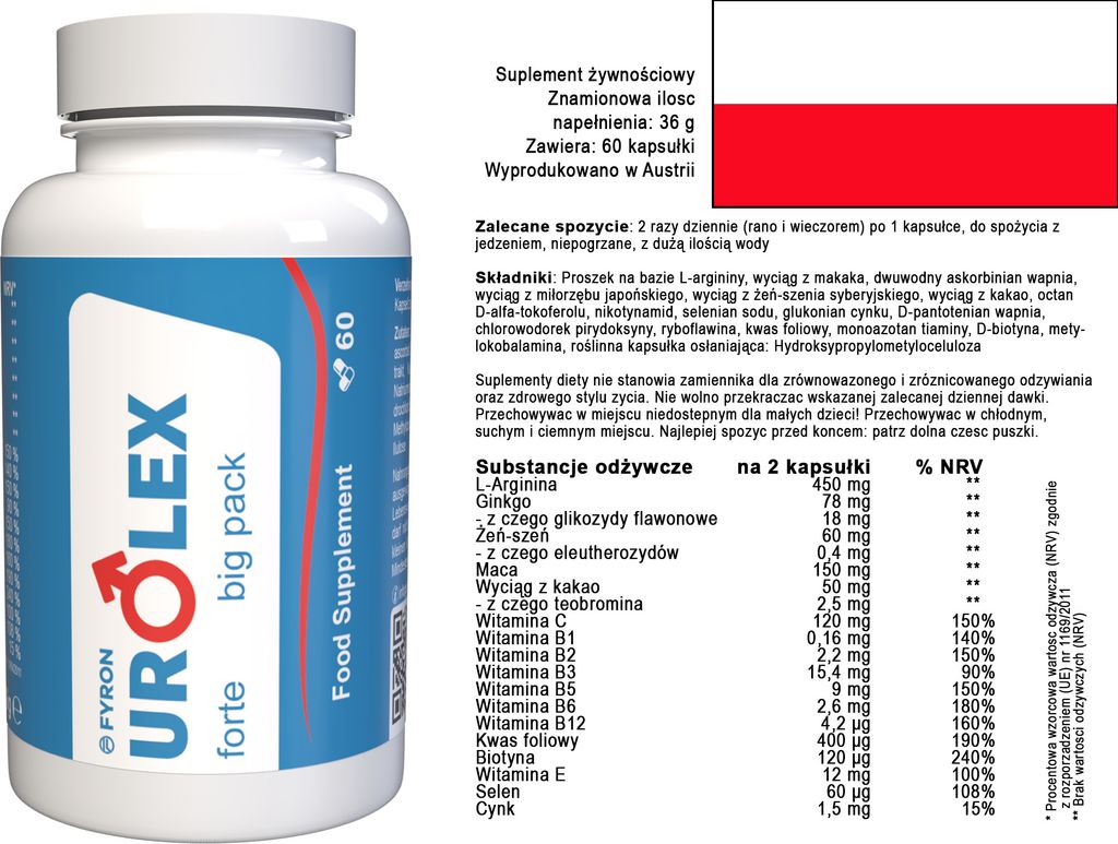 Urolex Forte für Männer - 60 Kapseln | Kaufland.de