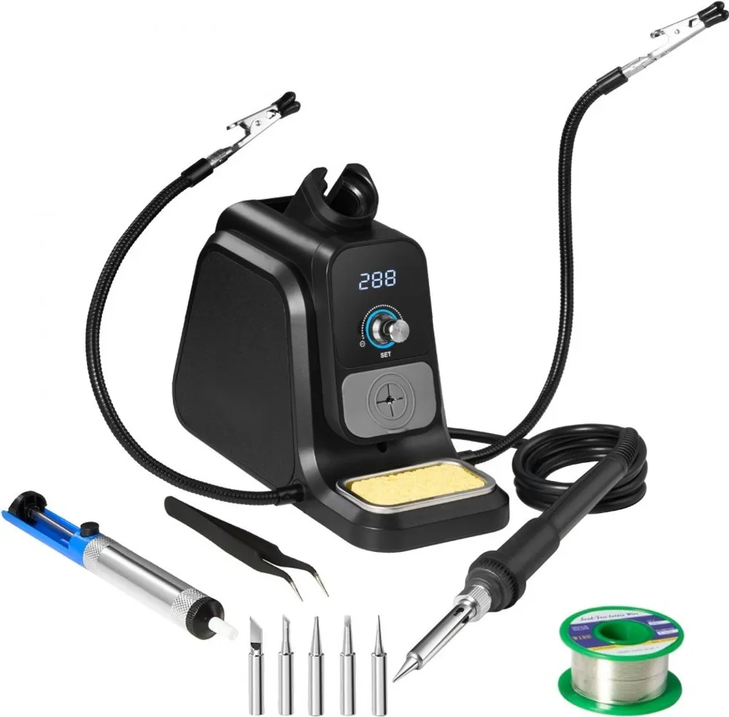 Stazione Saldante 80W Guida al Kit Completo LED per Principianti ed Esperti