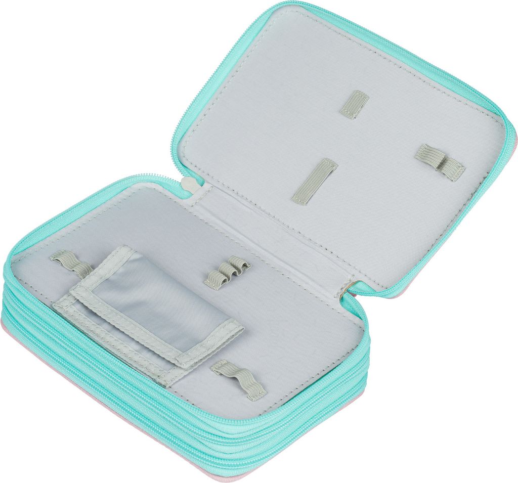 Grafoplás Federmäppchen Garden – 3-Fach Mäppchen Für Kinder & Schüler (23x10x10 Cm)