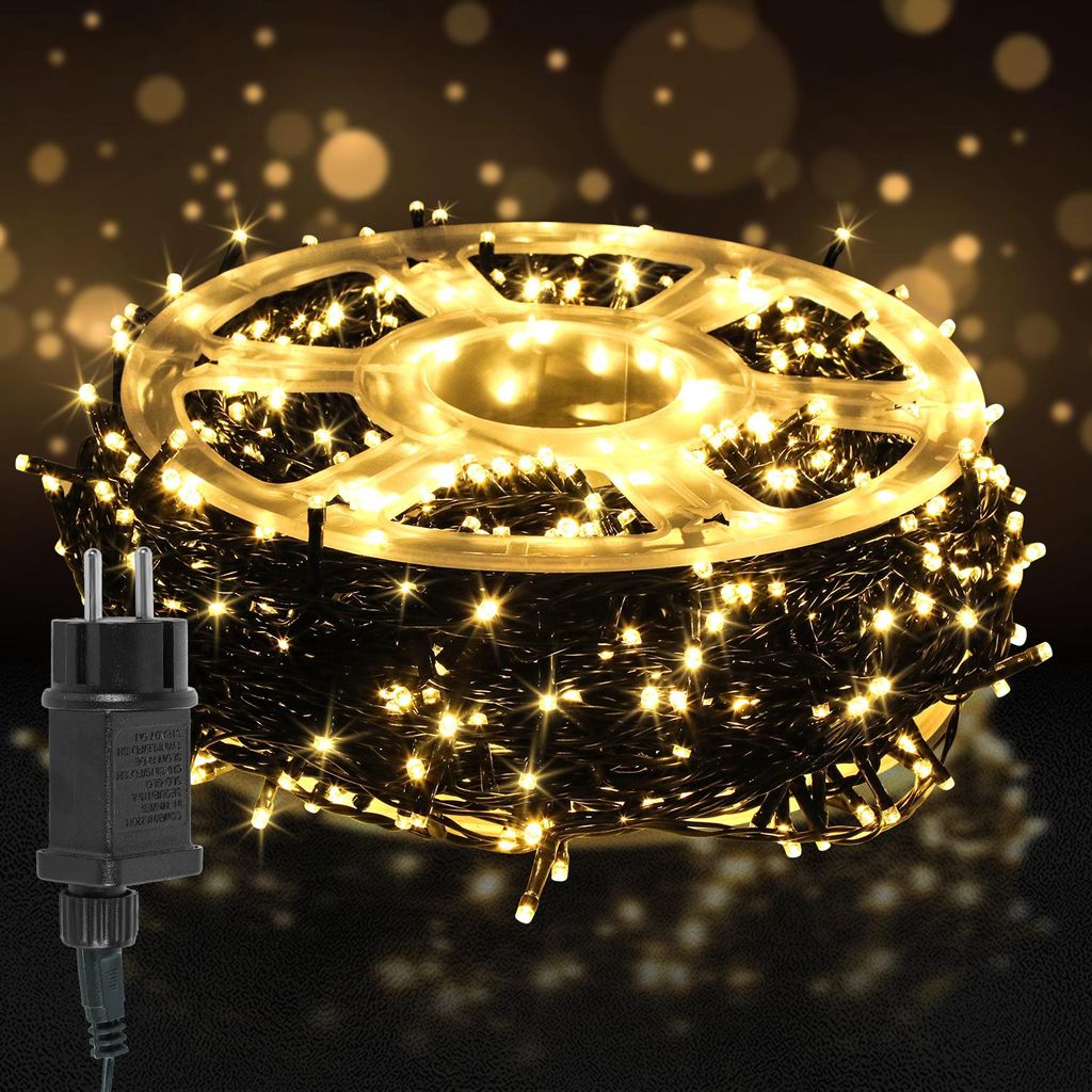 Eikuavons 100M LED Lichterkette 500LEDs 8 Modi mit Memory Produktbild 