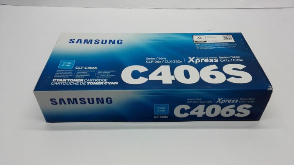 Samsung CLT-C406S Cyan Original Tonerkartusche, 1000 Produktbild 