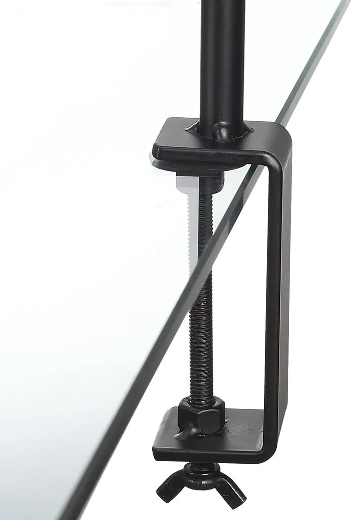 Barre de Table Extensible en Acier Noir Robuste pour Déco Suspendue - 3
