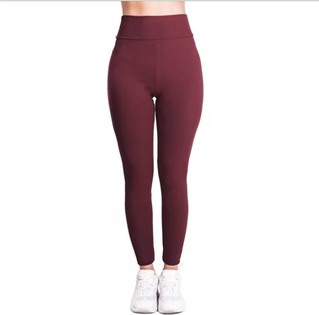 Bequeme Burgunderrote Leggings für jeden Anlass - Größe S KP30772