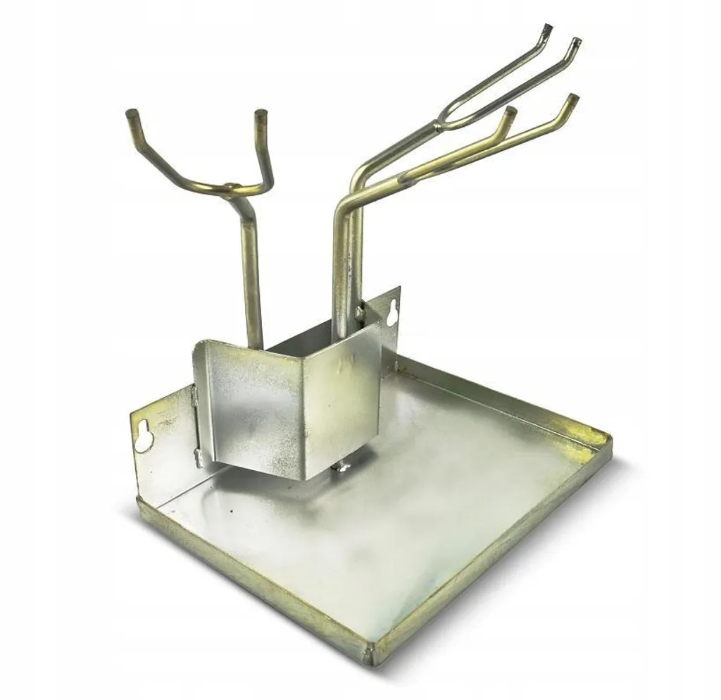 Rack pistolets peinture design moderne avec support triple bras incliné
