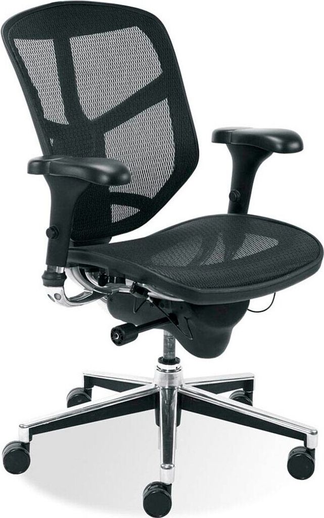 Nowy Styl Bürostuhl Enjoy schwarz, chrom Stoff