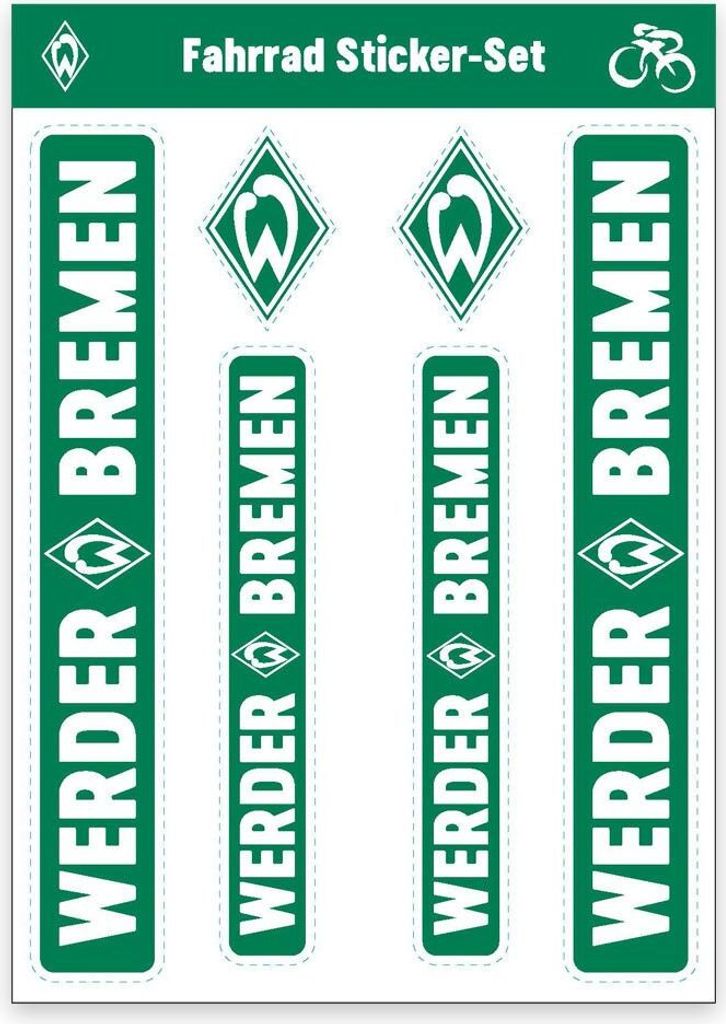 SV Werder Bremen Fahrradaufkleber „Werder"