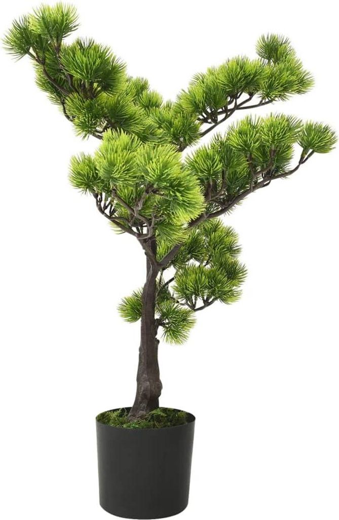 vidaXL Künstlicher Bonsai Pinus mit Topf 60 cm Grün