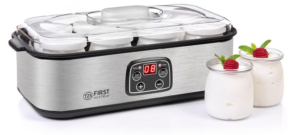 TZS First Austria - Yogurtiera da 25 W con 8 vasetti in Immagine del prodotto 