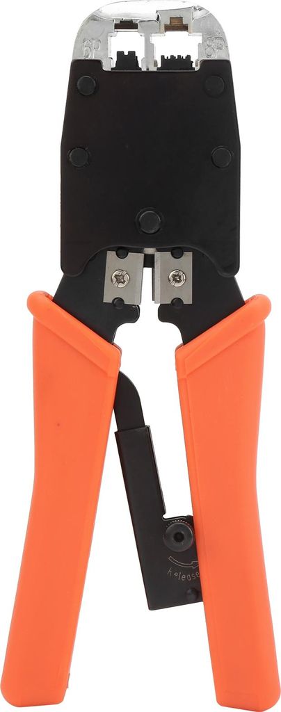 Crimpzange 45 Stahlkabel-Crimpwerkzeug Ratschen-Handzange für RJ-Stecker