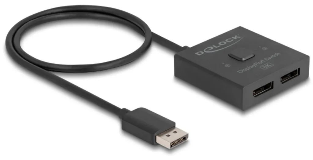 Switch DisplayPort 8K pour Partager un Écran entre Deux Ordinateurs