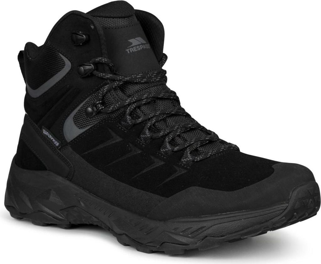Trespass Dean – Wasserdichter Wanderstiefel für Herren, Schwarz