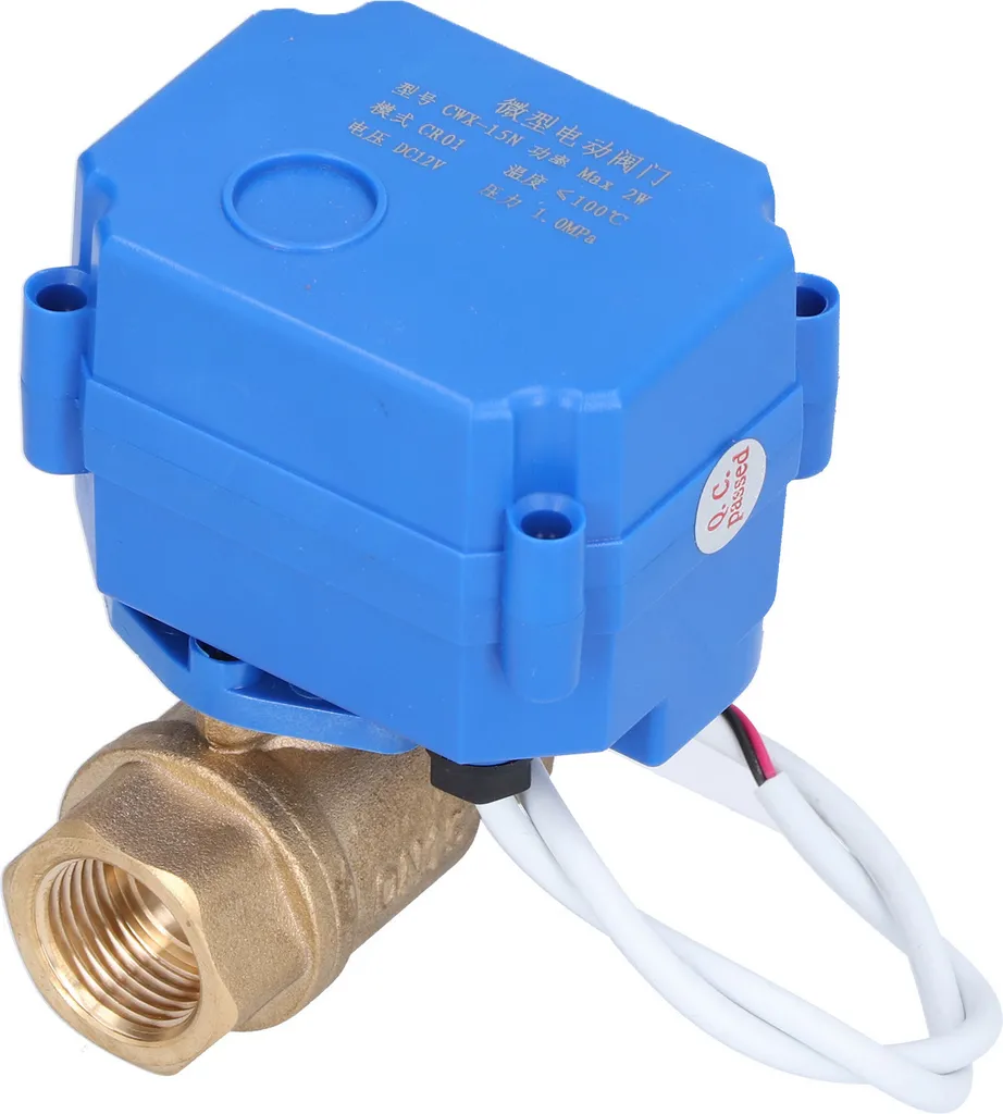 Vanne à bille motorisée DN15 DC12V pour stopper les fuites de réseau