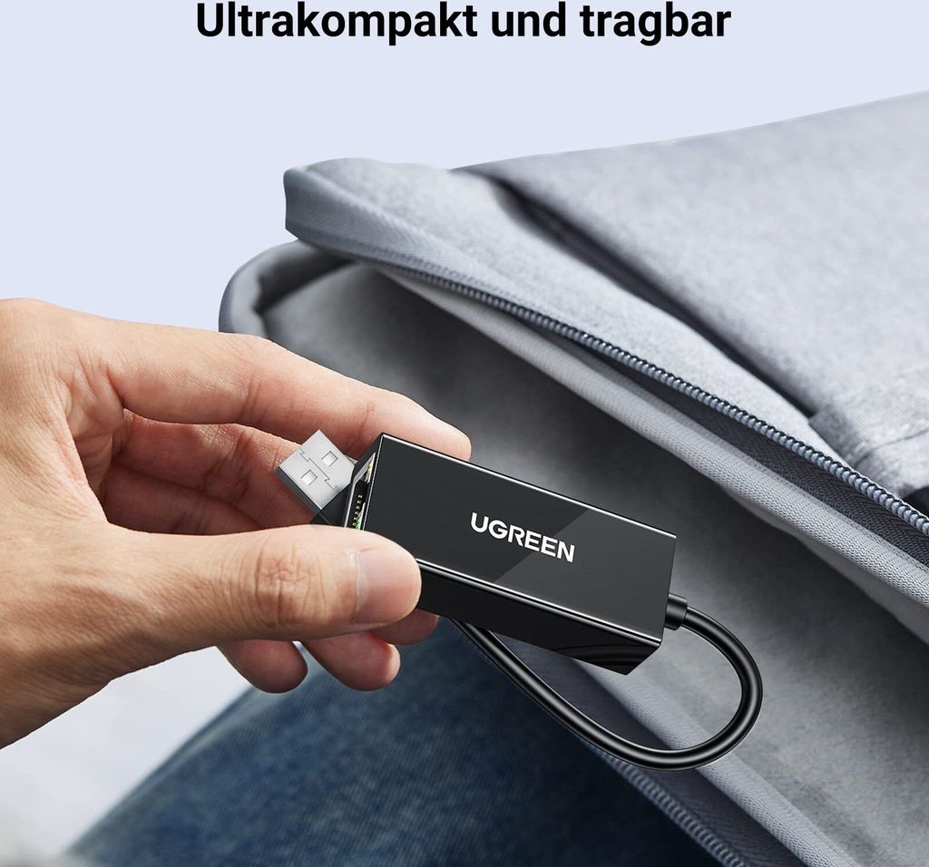 Ugreen externer Netzwerkadapter RJ45 - USB 2.0 100 Mbps Produktbild 21