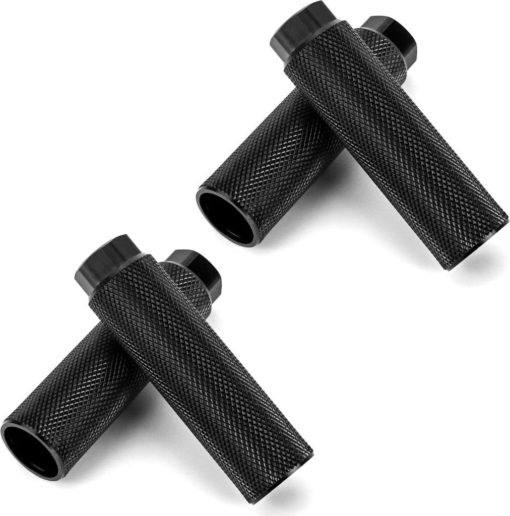 Fahrrad Pegs, BMX Pegs, Aluminiumlegierung Fahrrad Fußrasten, für BMX, Mountainbike, Rennrad, Stunt Pegs, 100 kg Traglast (schwarz)