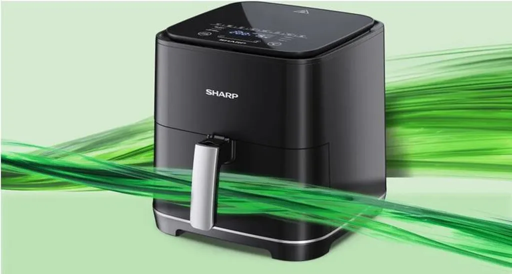 Friteuse sans huile Sharp 5.5L 1650W, cuisson saine et rapide