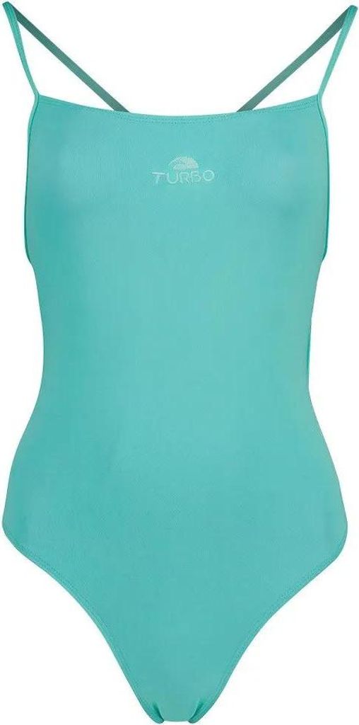 Turbo Sirene Plain Badeanzug Grün L Damen Grün L
