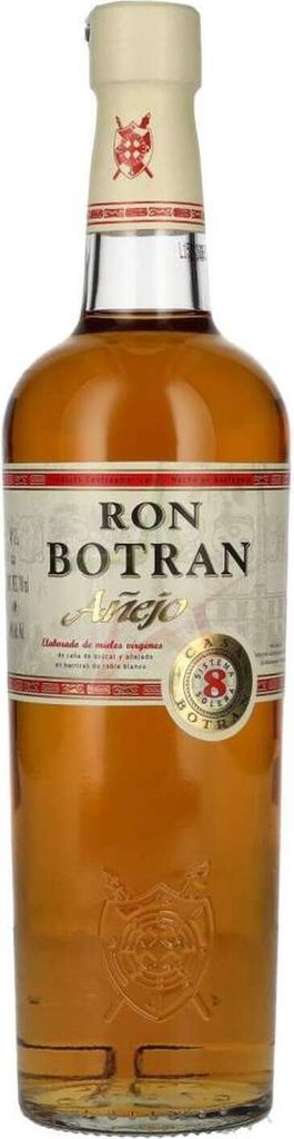 Botran Ron Añejo 8 Sistema Solera 40,00 % 0,70 Liter