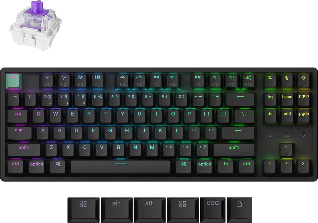 Keychron K8 HE Kabellose Mechanische Tastatur, ANSI US, Produktbild 