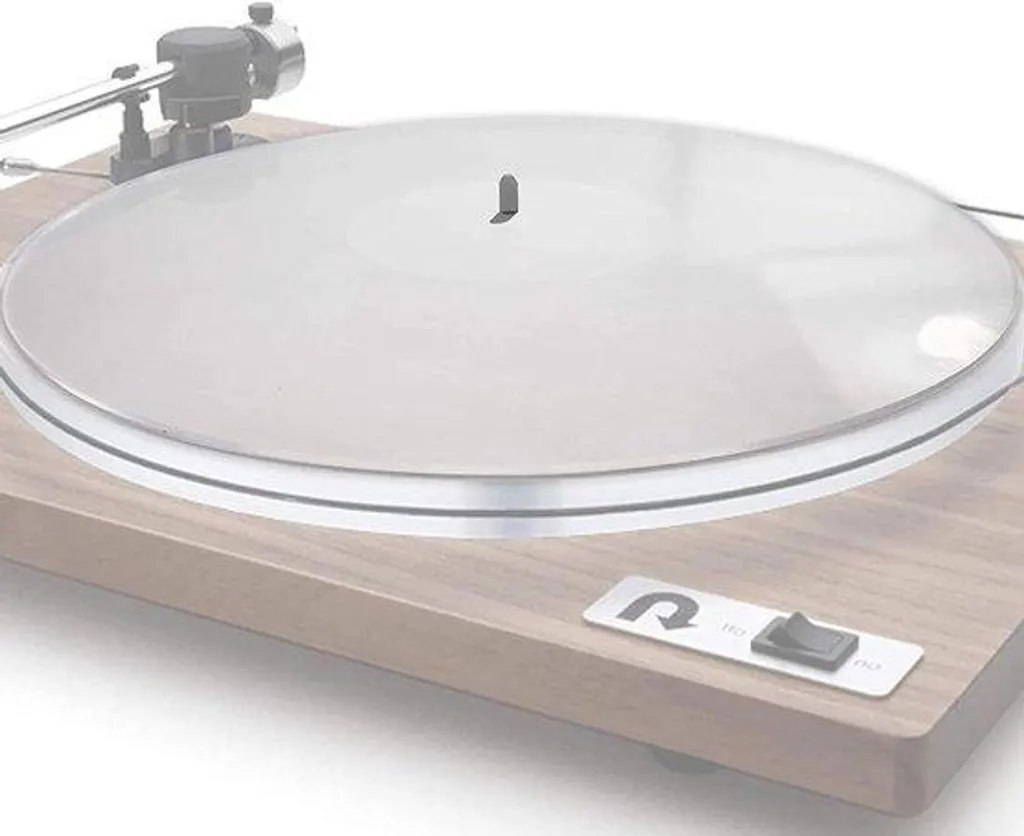 Couvre-plateau transparent contre l'électricité statique du vinyle