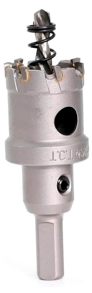 1 Stück 5A Hartmetall TCT Bohrer Lochsäge Set 12-26 mm für Edelstahl und Metalllegierungen