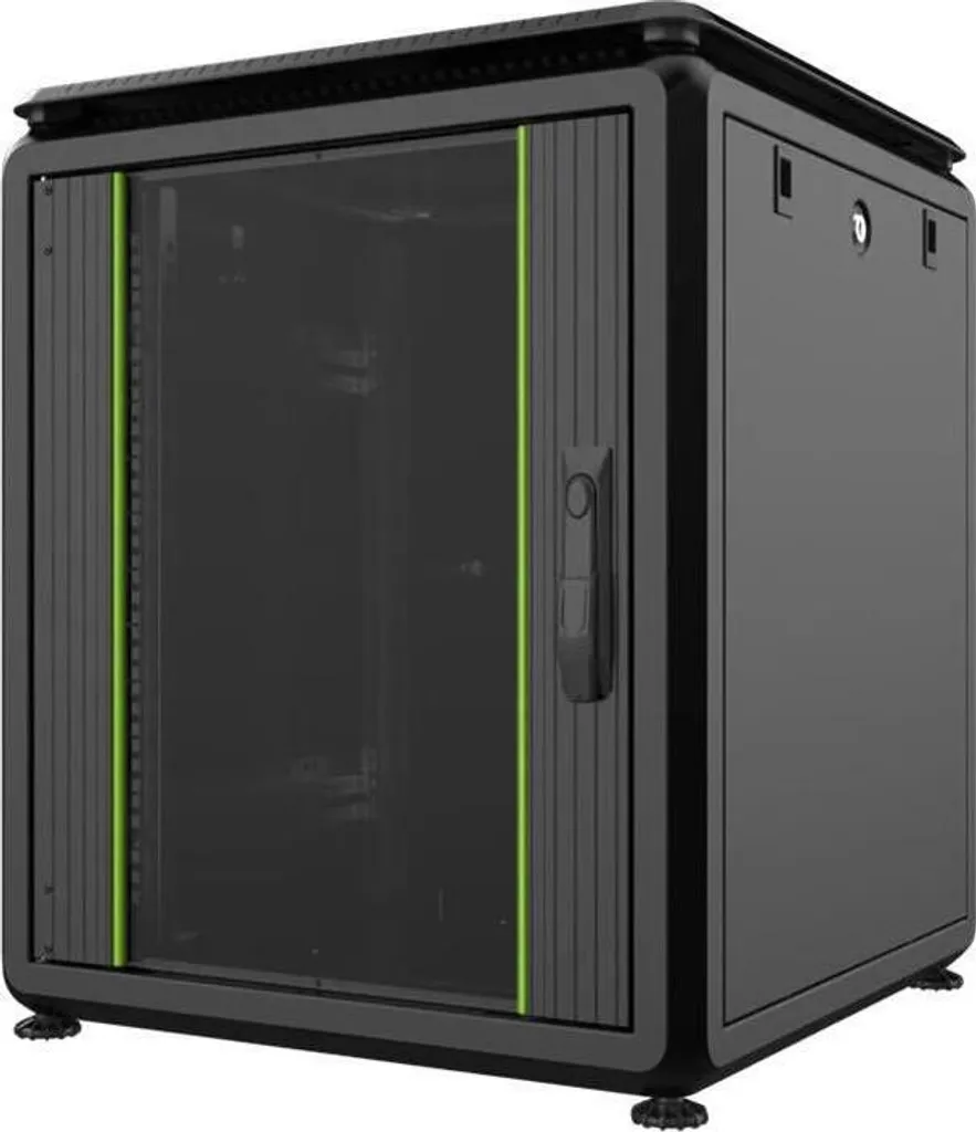 Baie de brassage 12U Lanview DATA LINE L600 x P719 mm Coffret de sol